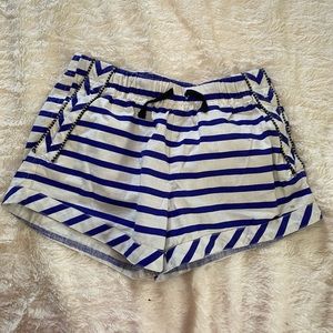 J.Crew crewcuts blue/white striped shorts